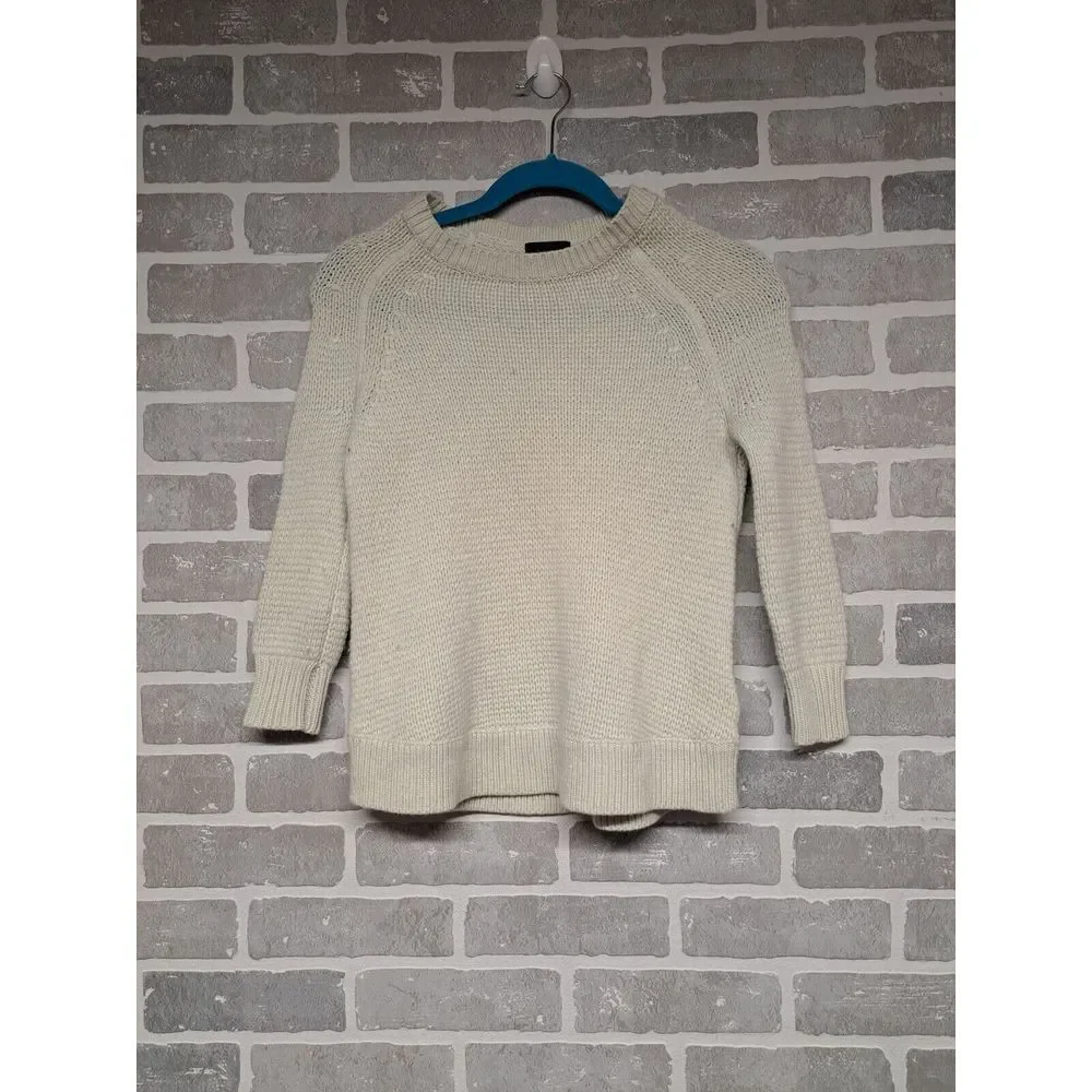 J.Crew Italian Cashmere Knit Mock Neck Long Sleeve Soft Sweater Size XXS